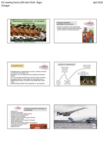 EIC meeting Vienna 20th April 2018  Roger  April 2018  Flanagan  International  rnational