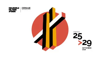 25  4edizione  &gt;29  SETTEMBRE  2018  Bologna  4th Edition  September 25-29, 2018  Design