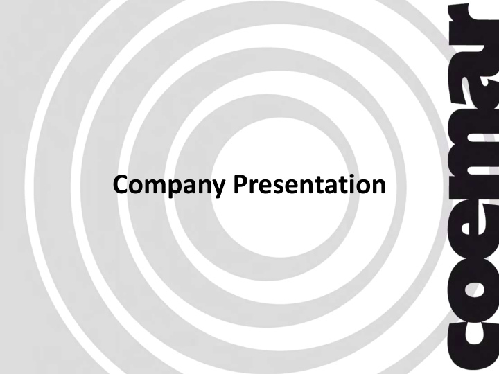 company presentation agenda