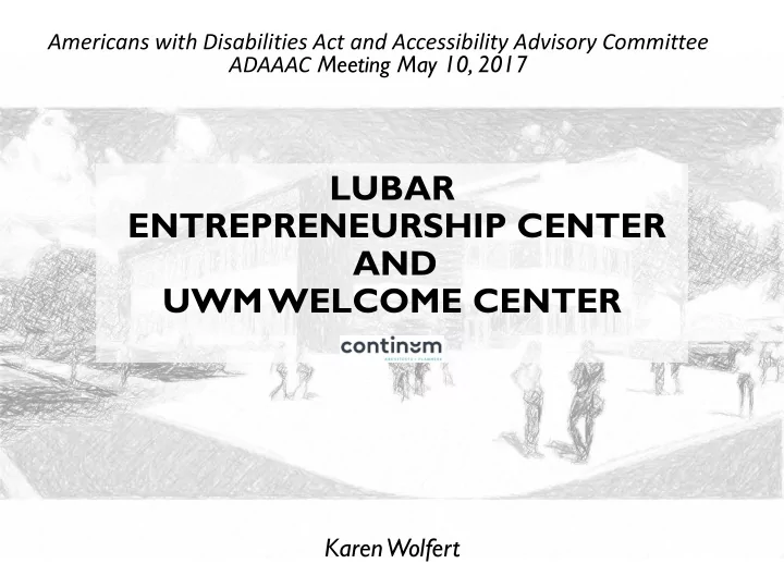 entrepreneurship center