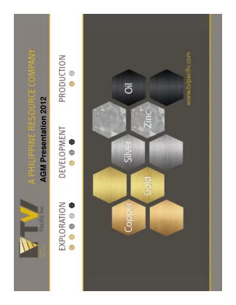 AGM Presentation 2012  Our Vision &amp; Growth Plan  We are a publicly-traded Canadian company