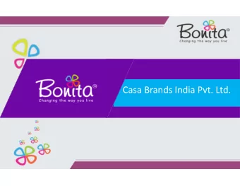 Casa Brands India Pvt. Ltd. Casa Brands India Pvt. Ltd.  Smart Easy to use Create  Space Stay