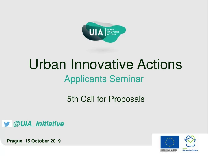 urban innovative actions