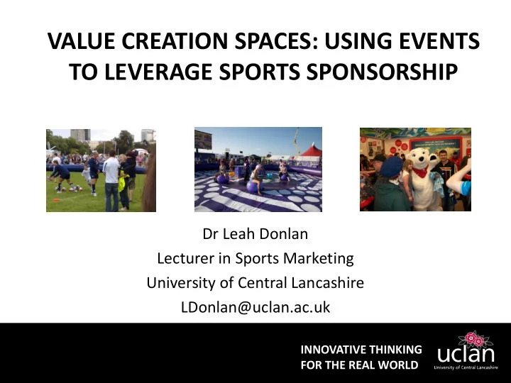 to leverage sports sponsorship
