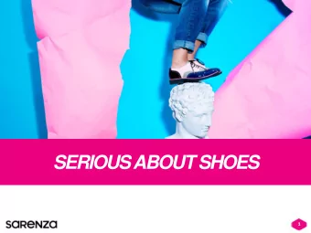 SERIOUS ABOUT SHOES  1  Sarenza S.A.  Legal Form:  Limited company  Location:  Paris  Directors: