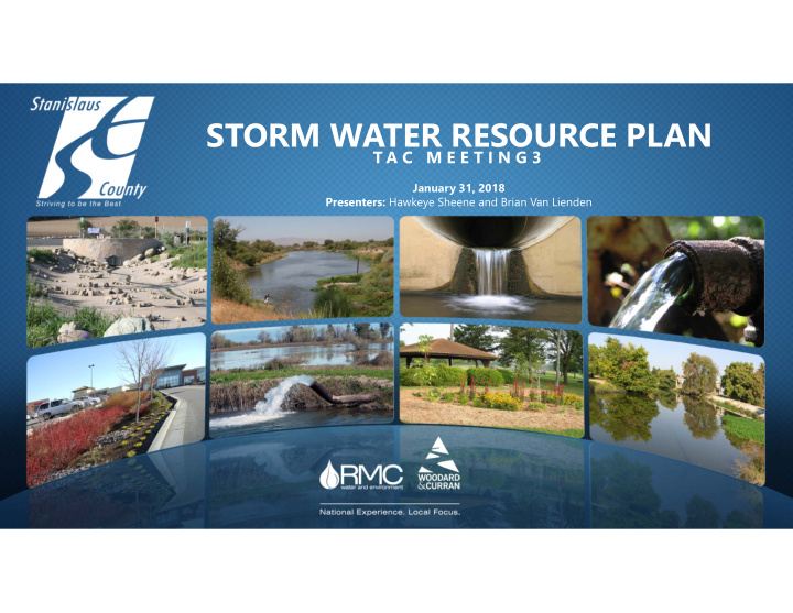 storm water resource plan