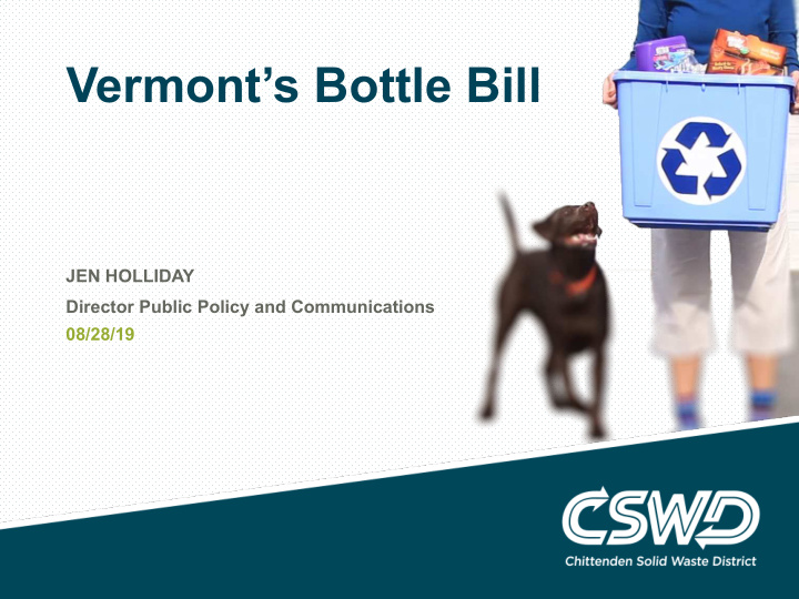 vermont s bottle bill