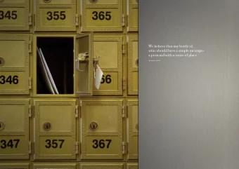 .......  2013 Pillar Box Red  Aroma  Cinnamon, cherry  .......  and leather  Palate  Black