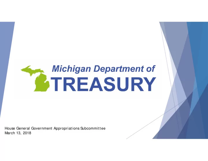 house general government appropriations s ubcommittee