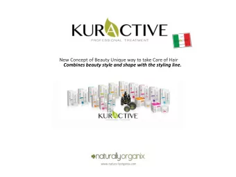 New Concept of Beauty Unique way to take Care of Hair  Combines beauty style and shape with the