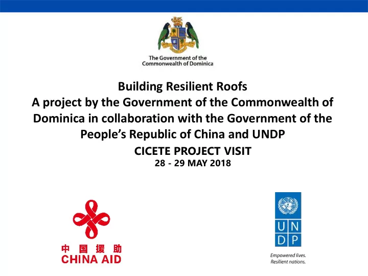 building resilient roofs