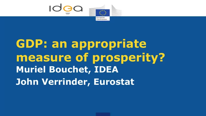 measure of prosperity
