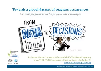 Towards a global dataset of seagrass occurrences  Current progress, knowledge gaps, and challenges