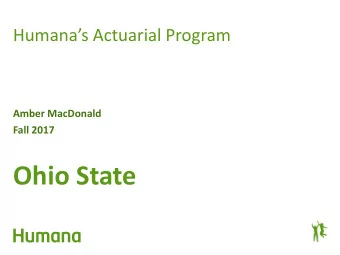 Ohio State  Health happens in the communities in which we live  &quot;As associates, were