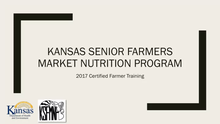 market nutrition program