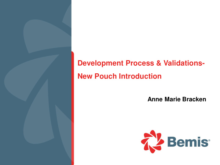 development process validations new pouch introduction