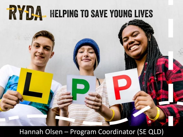hannah olsen program coordinator se qld