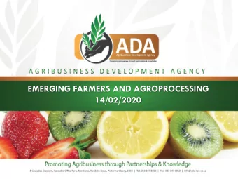 14/02/2020 OUR MANDATE  Our mandate as ADA is to create, develop, transform and unlock  the