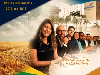 Results Presentation  2018 and 4Q18  1  The  statements  contained  in  this  document  related  to