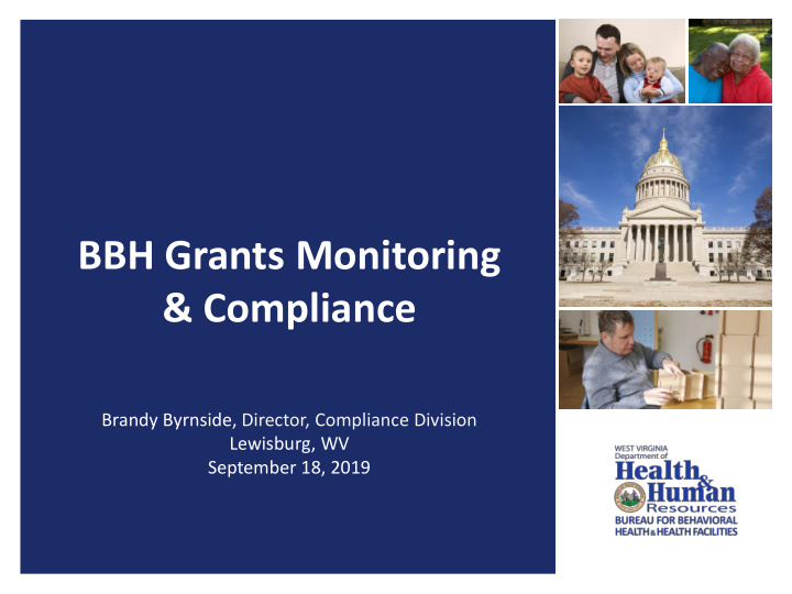 bbh grants monitoring compliance
