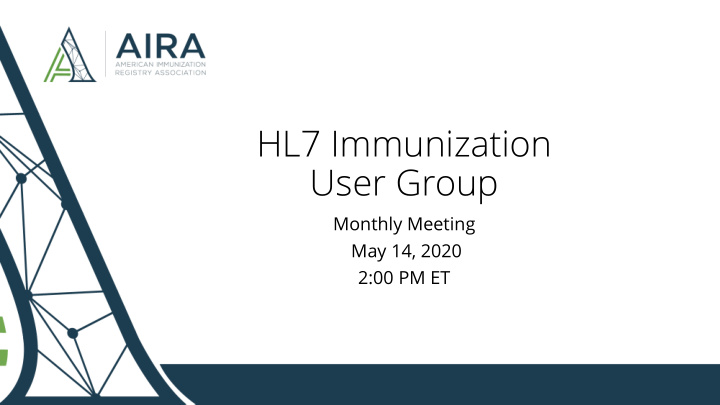 hl7 immunization user group