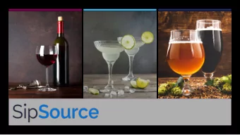 WHY IS SIPSOURCE NEEDED?  Wine and spirits sales are fragmented across  multiple channels that are