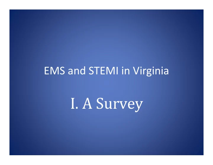 i a survey