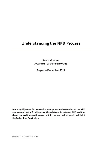 CONTENTS  Introduction  3  Stage 1: Define  4  Opportunity Identification  4  Initial Brief