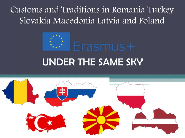 under the same sky romania