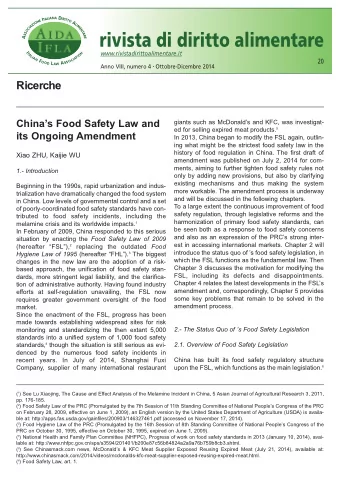 rivista di diritto alimentare  A  S  R  A  E  I  www.rivistadirittoalimentare.it  N  T  A  O  L  I