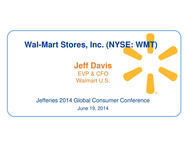 wal mart stores inc nyse wmt
