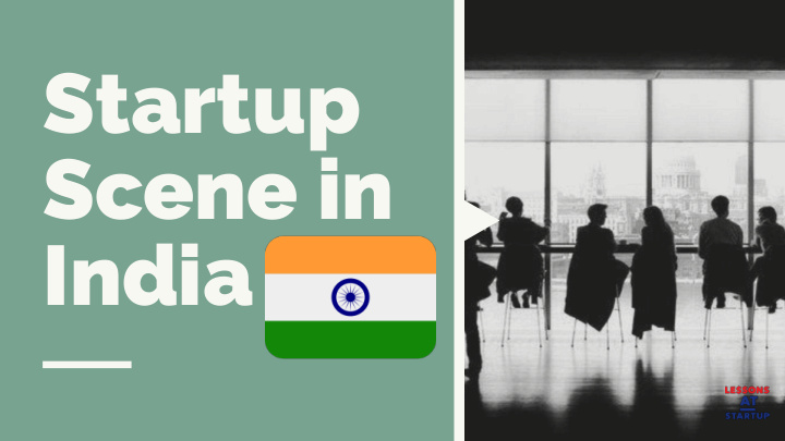 startup scene in india