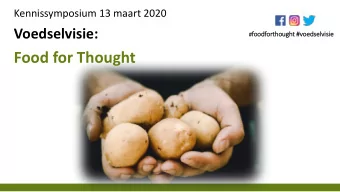 Food for Thought  JOS  OSEPH POORE  OXFORD UNIVERSITEIT  VOEDS  DSELVOETAFDR  DRUK:  IMPACT V  VAN