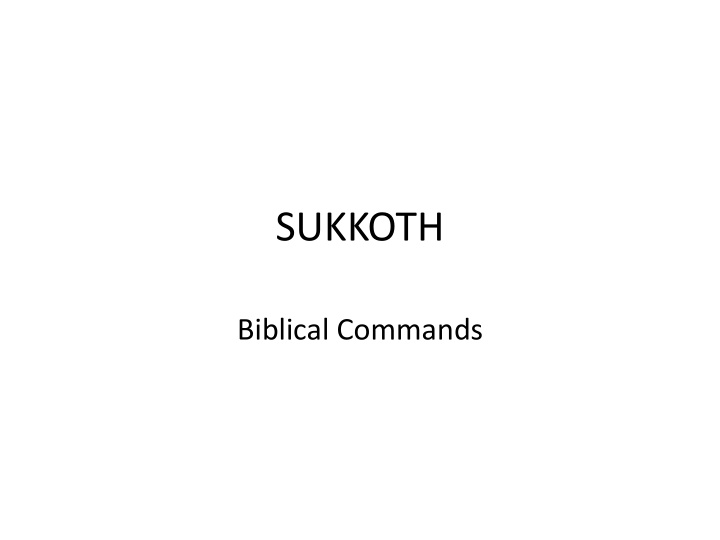 sukkoth