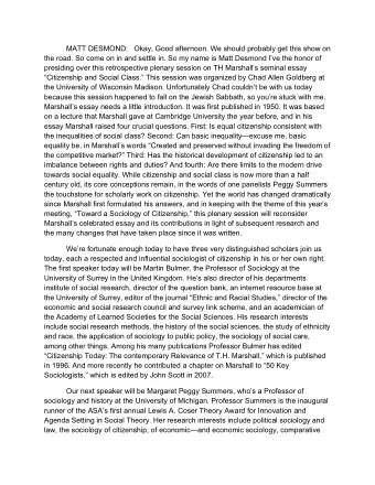 MATT DESMOND:   Okay, Good afternoon. We should probably get this show on  the road. So come on in