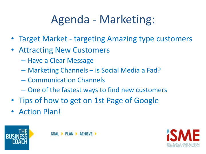 agenda marketing