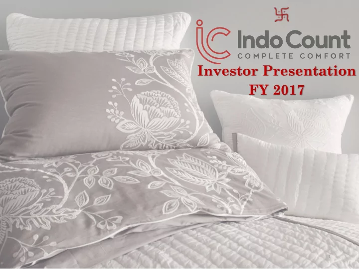 investor presentation