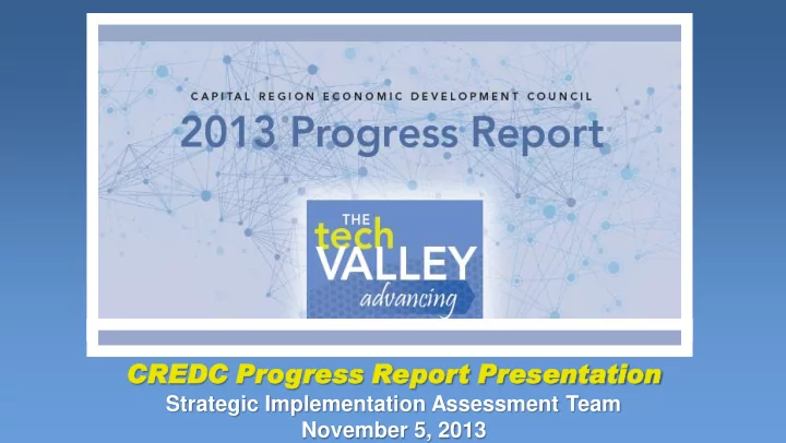 credc edc progress ss report presentation