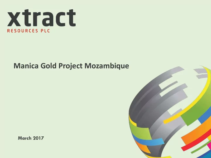 manica gold project mozambique