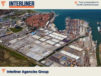 Interliner Agencies Group  Your connection to  South Central Europe  Growth and development  Start
