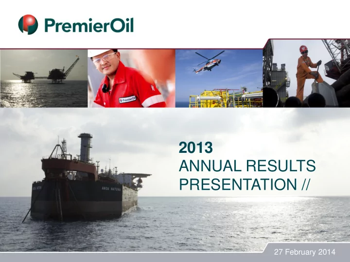 annual results