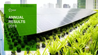 ANNUAL  RESULTS  2019  DISCLAIMER  This presentation does not constitute an offer to sell