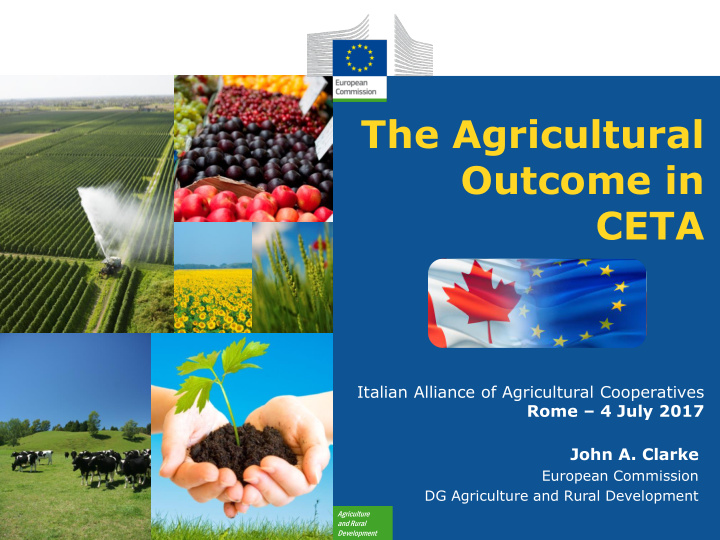 the agricultural outcome in ceta