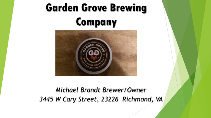 garden grove brewing company