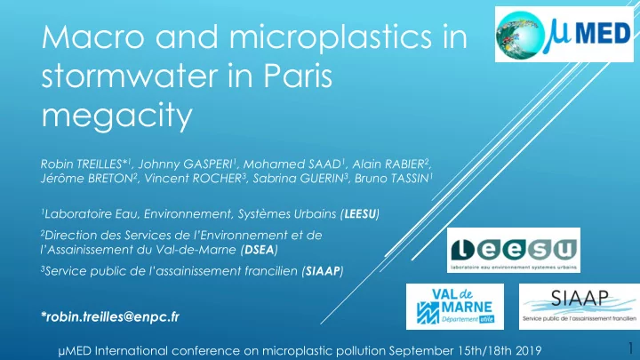 stormwater in paris