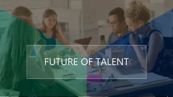 FUTURE OF TALENT  GOOD MORNING  THANK YOU  SPEAKERS  Dale Brill Ph. D.  Mr. Paul J. Luna  Thad