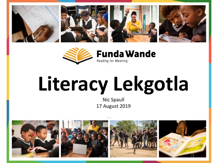 literacy lekgotla