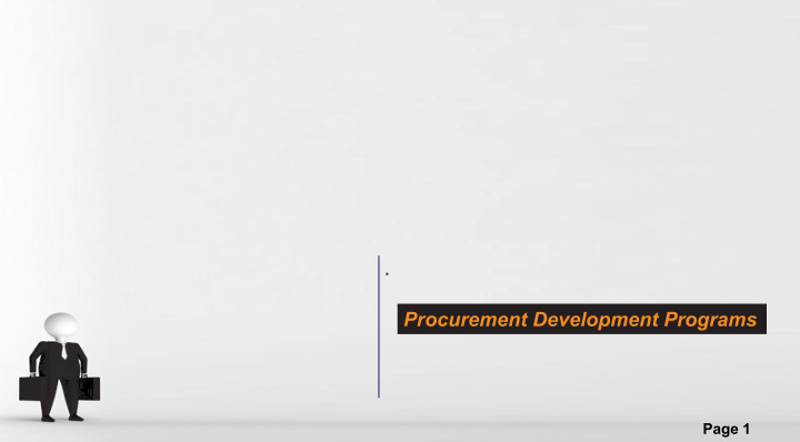 procurement development programs
