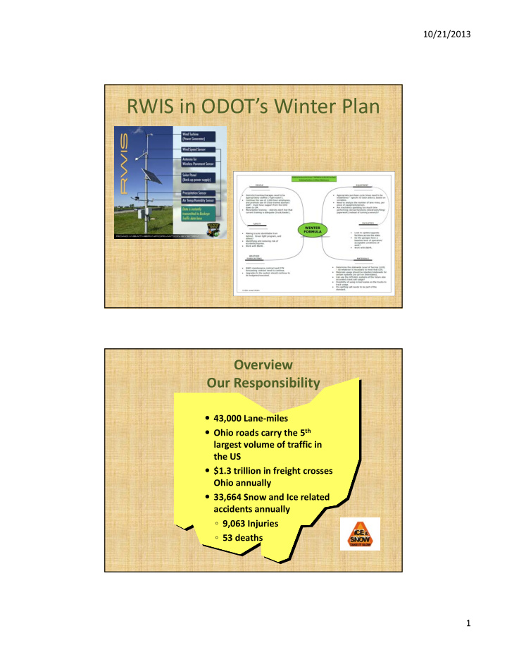 rwis in odot s winter plan