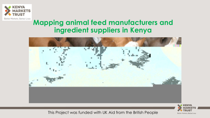 mapping animal feed manufacturers and